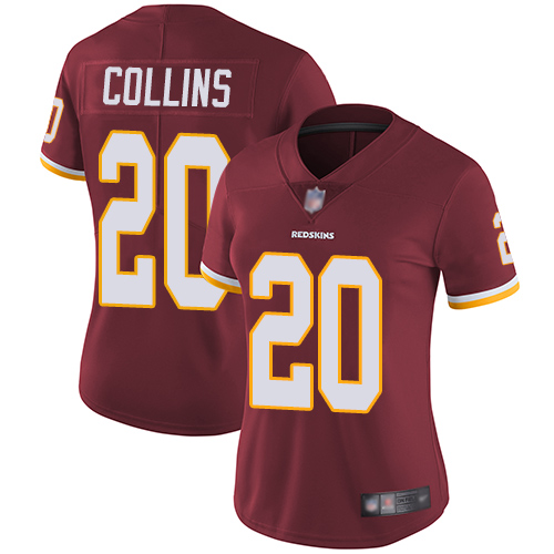Washington Redskins Limited Burgundy Red Women Landon Collins Home Jersey NFL Football #20 Vapor->women nfl jersey->Women Jersey